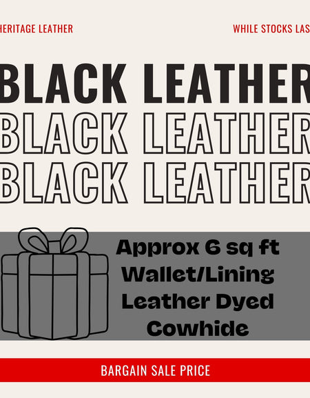 Bargain Black Leather - Lightweight