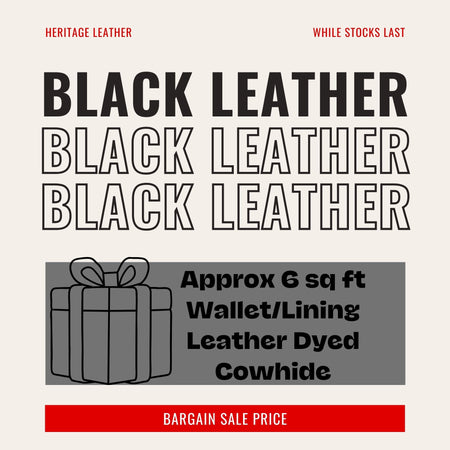 Bargain Black Leather - Lightweight