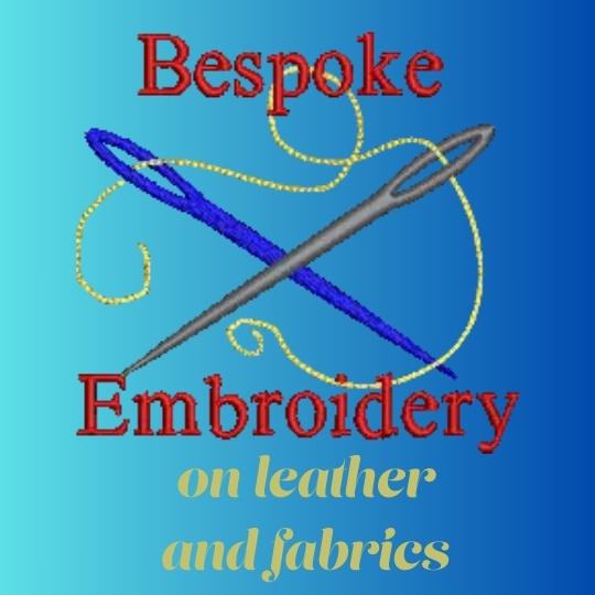 Click here for details of custom embroidery on leather