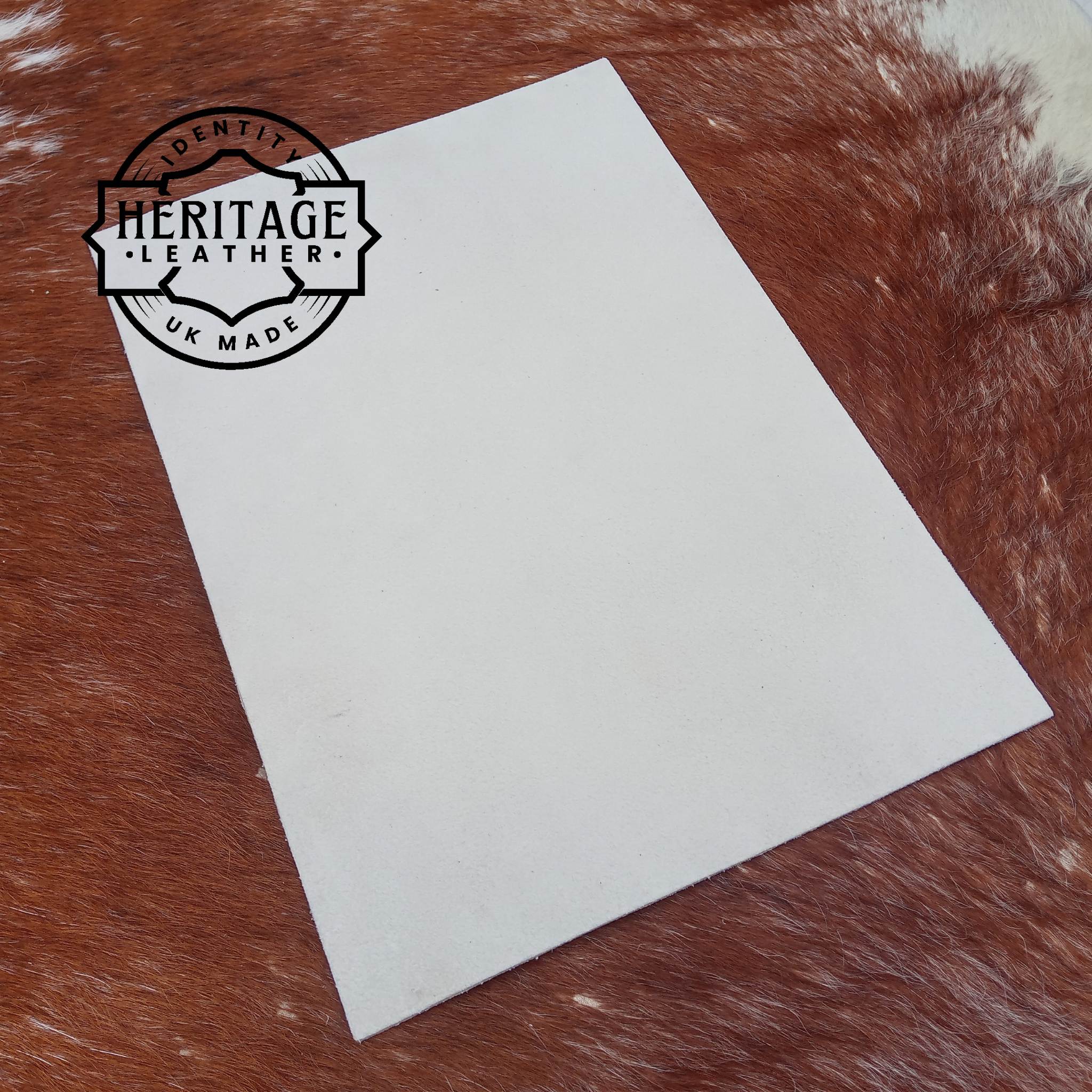 Part of our new Heritage Leather collection - we now have in stock the speciality alum tanned white leather typically used for Napleonic re-enactment at bargain prices.