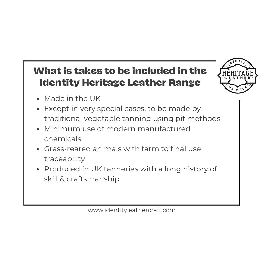 Purchase or download supporting sales material to authenticate your Heritage UK Leather products.