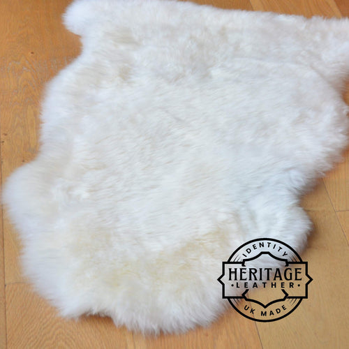 Load image into Gallery viewer, Luxury premium UK made wool sheepskins now in stock - available in Creams, or a lovely silvery Ash Brown.
