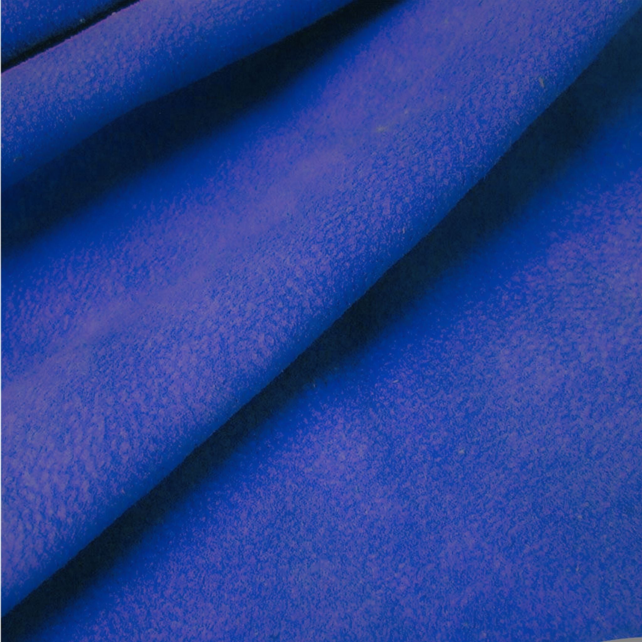 Striking electric blue soft suede ideal for cushions, dress making, waistcoats, bag, belt and box linings