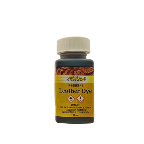 Load image into Gallery viewer, Dye your leathercraft projects with this Fiebing&#39;s solvent based leather dye - Mahogany
