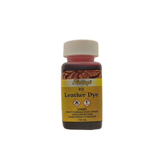 Load image into Gallery viewer, Dye your leathercraft projects with this Fiebing&#39;s solvent based leather dye - Red

