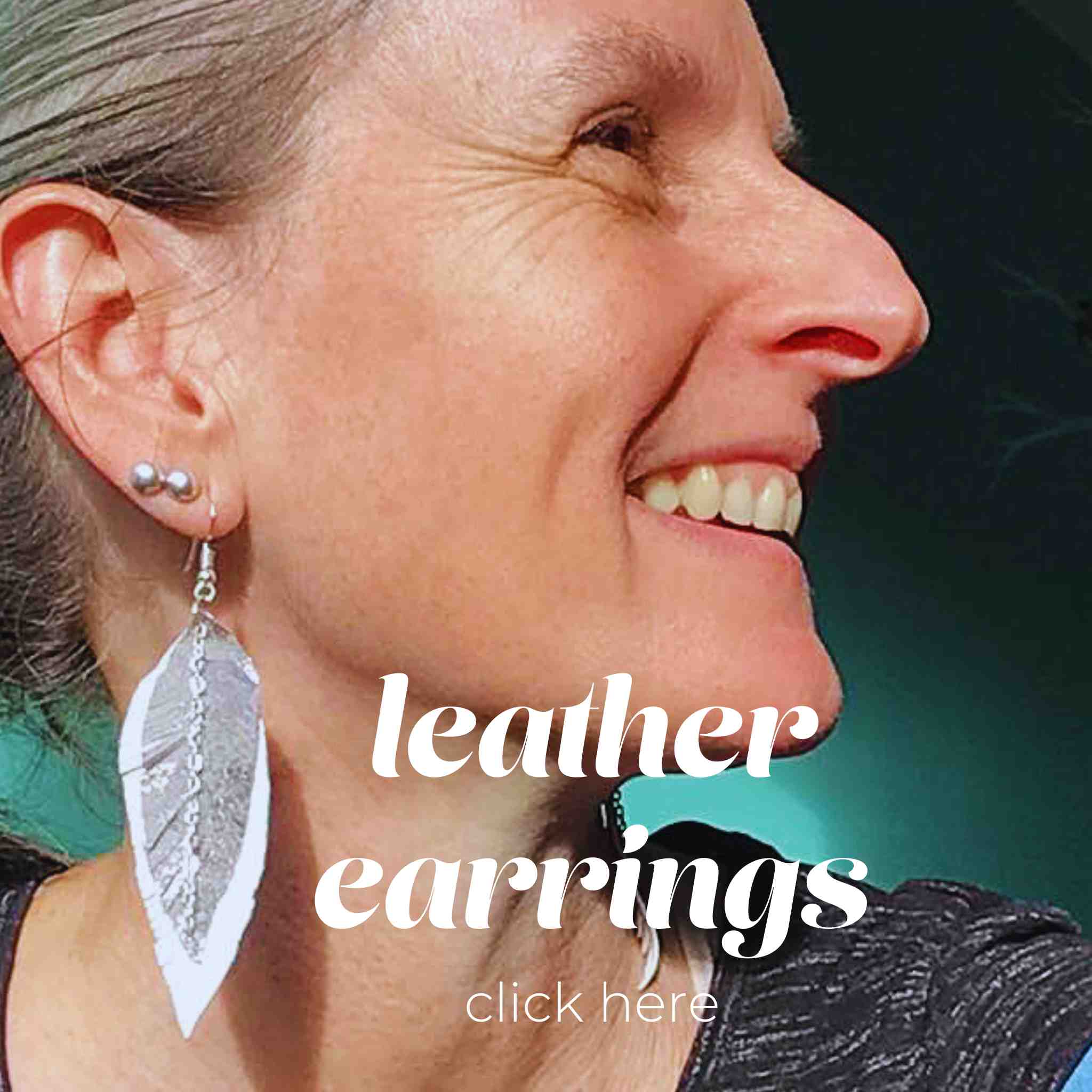 Free patterns and template to make your own leather earrings and jewellery -lightweight and easy to wear, ideal for leather scraps and remnants