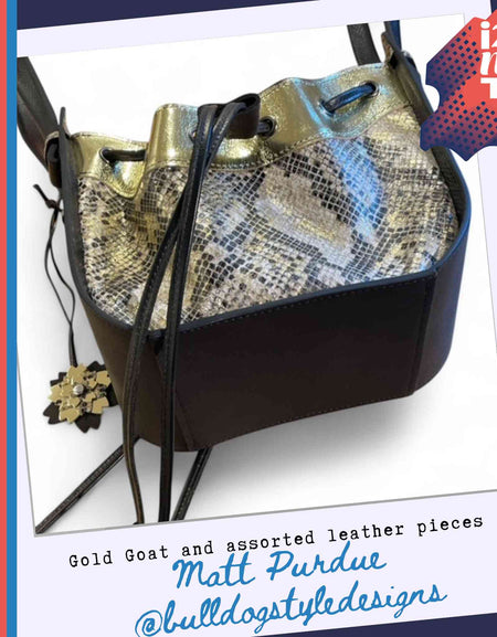 Heritage Metallic Gold Goat Leather