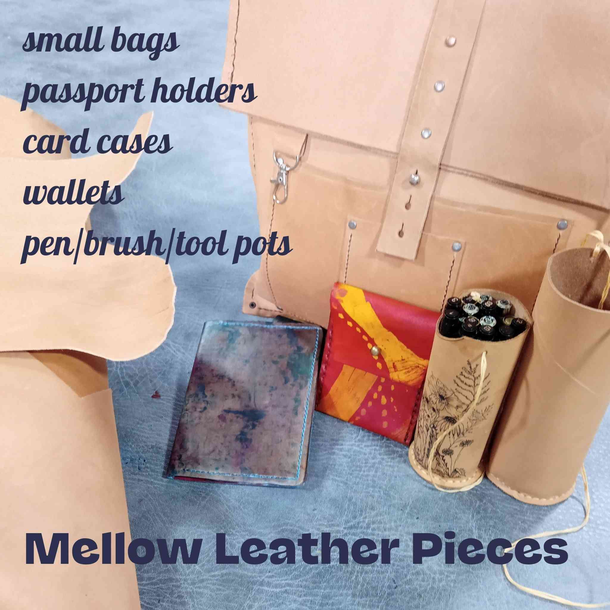 UK Heritage Mellow Leather Remnants