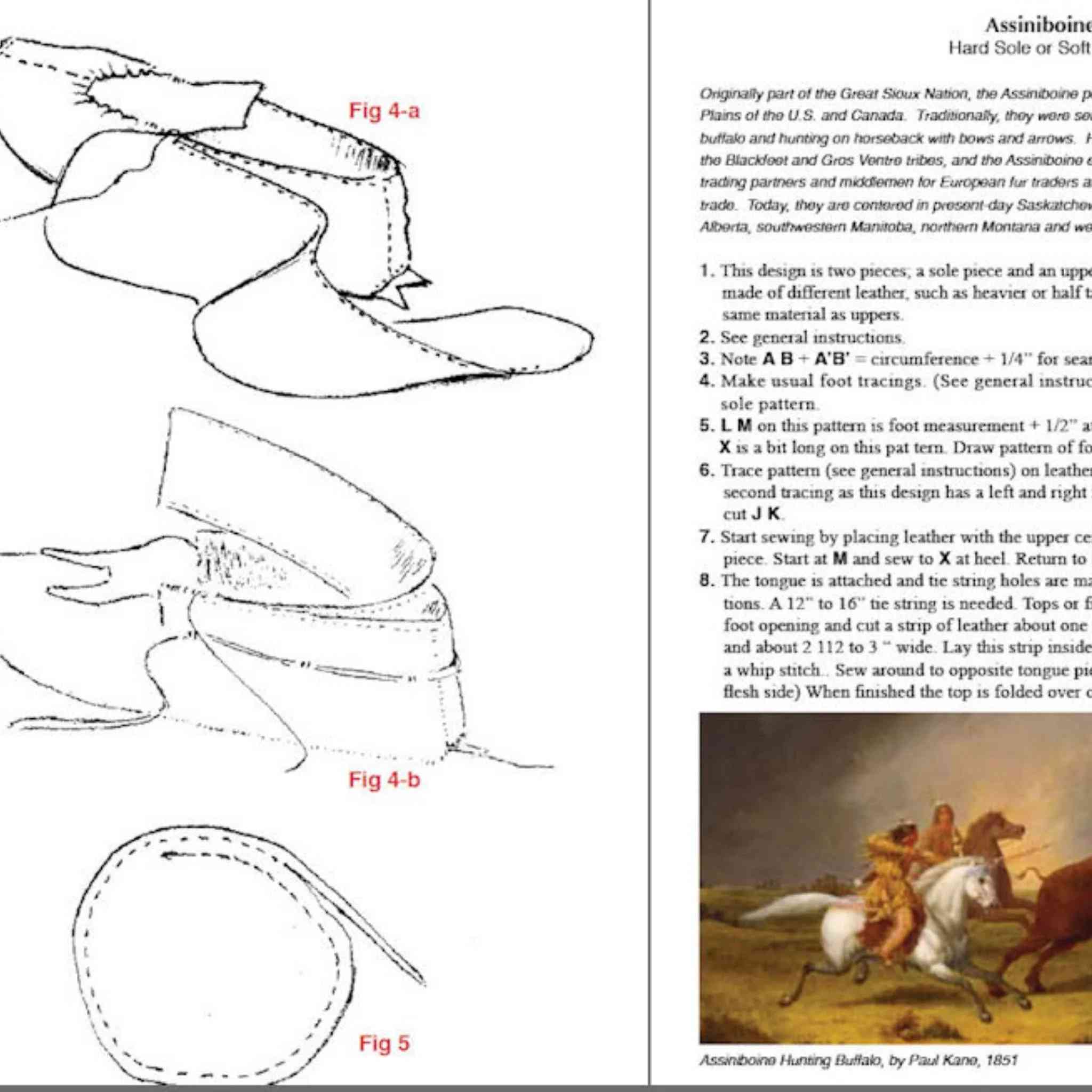 Moccasin pattern