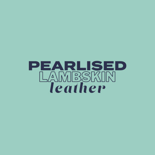 Pearlised Lambskin Leather