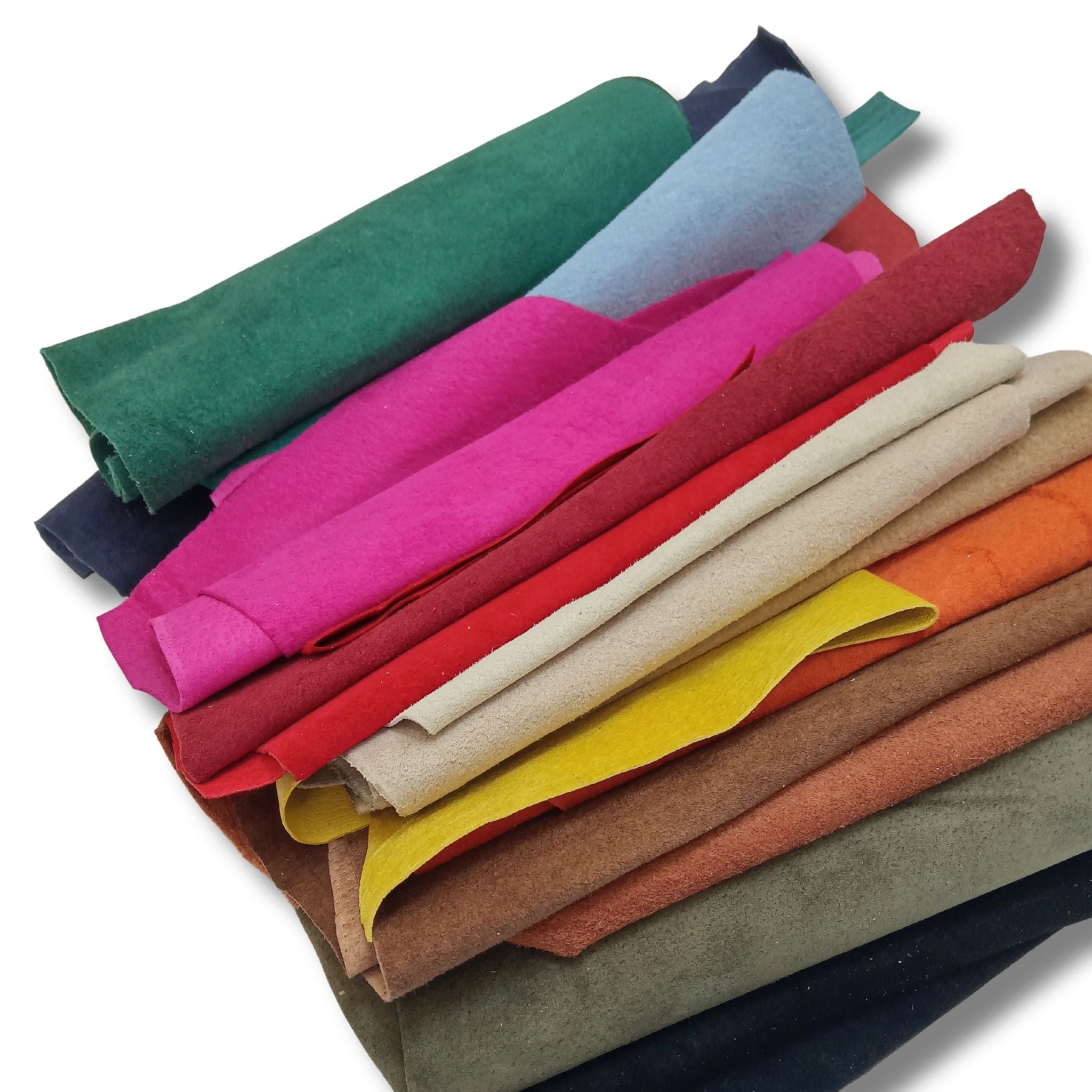 Soft Suedes Leather Pieces - Colours