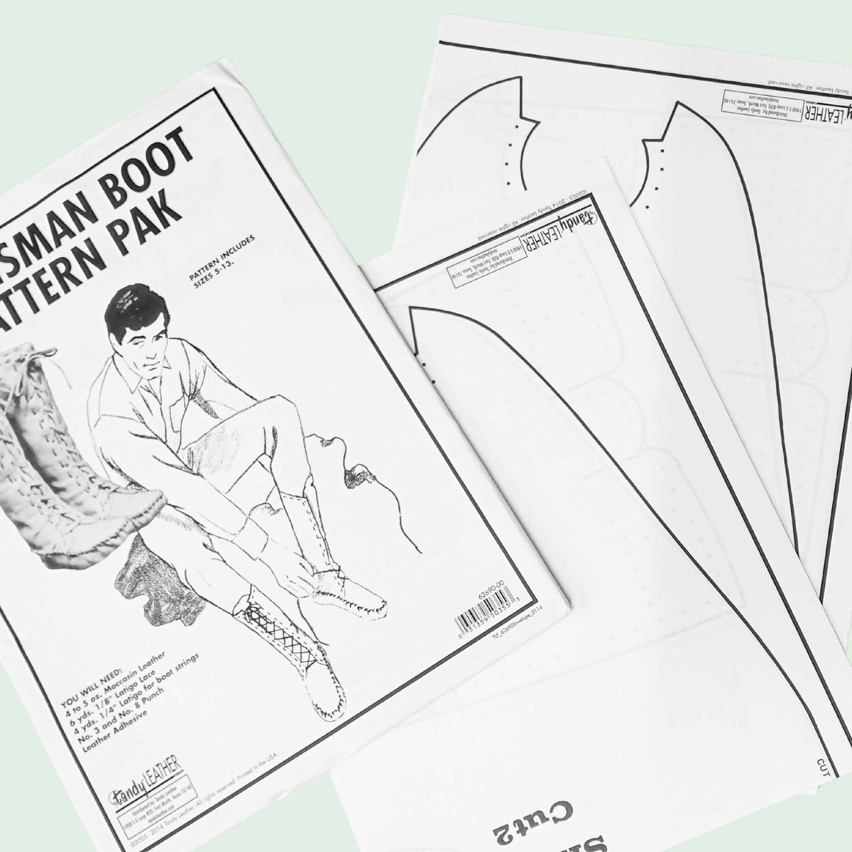Register Boot Pattern Plainsman Boot Pattern Pack | identityleathercraft