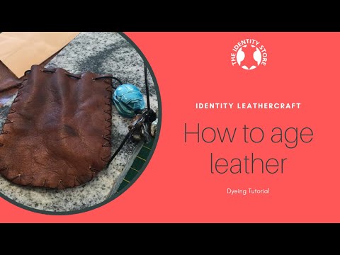 Load and play video in Gallery viewer, Watch our video on how to get an aged effect on your leather

