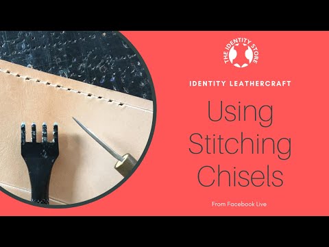 Load and play video in Gallery viewer, Lacing Chisels - 2mm (3/32")
