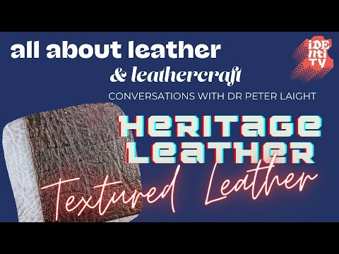 Load and play video in Gallery viewer, Heritage UK Textured Veg A3 Leather
