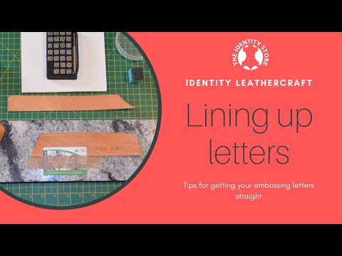 Load and play video in Gallery viewer, 3/4" Script Alphabet Stamp Set
