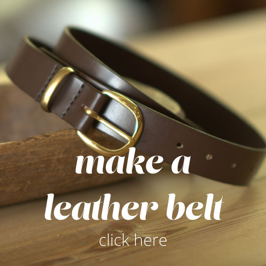 Make a Leather Belt - free project guide from Identity Leathercraft