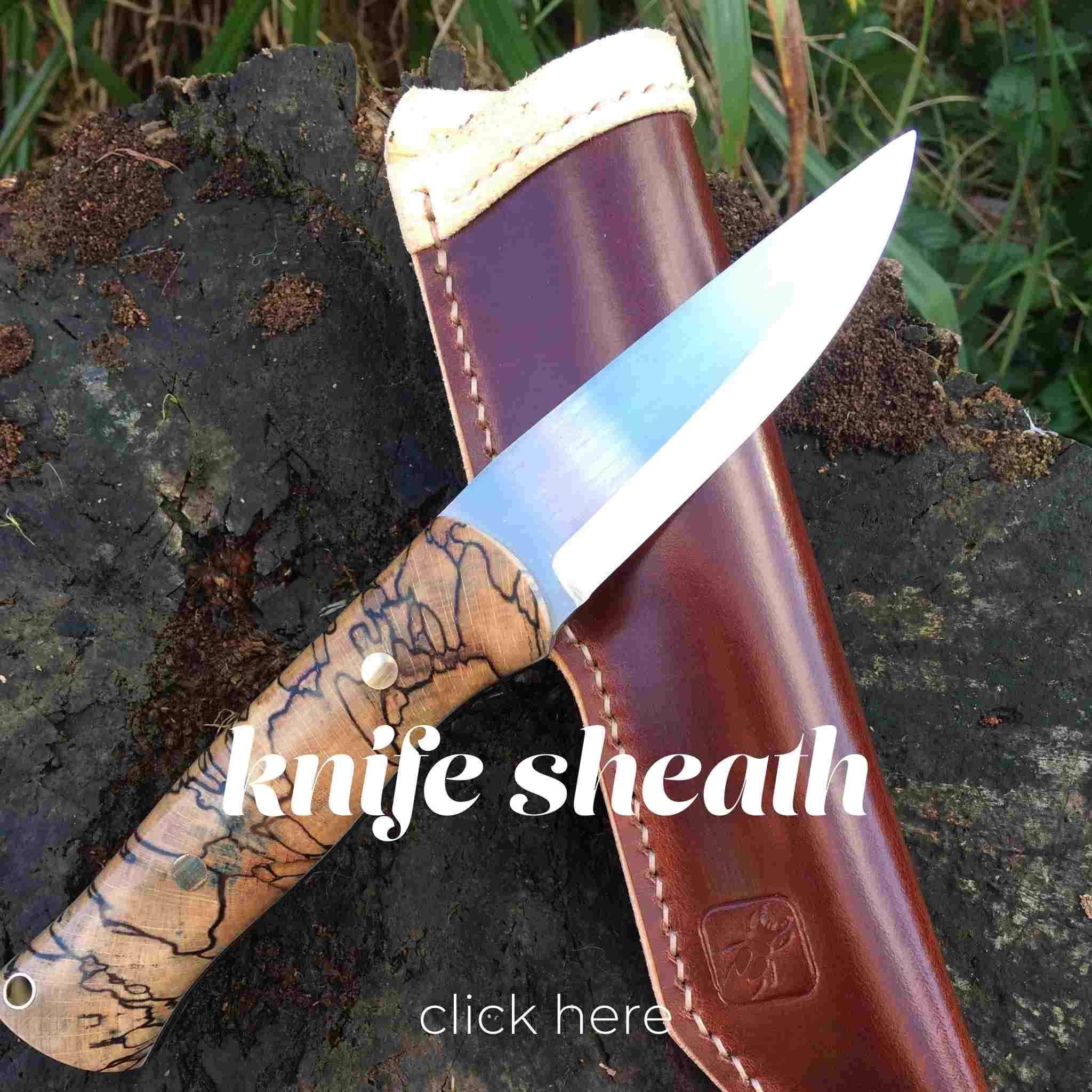 Collaborative Article and project for making leather knife sheaths, from Identity Leathercraft 