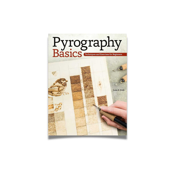 Book on pyrography - Techniques and exercises for beginners to the art of burning designs into wood and leather.