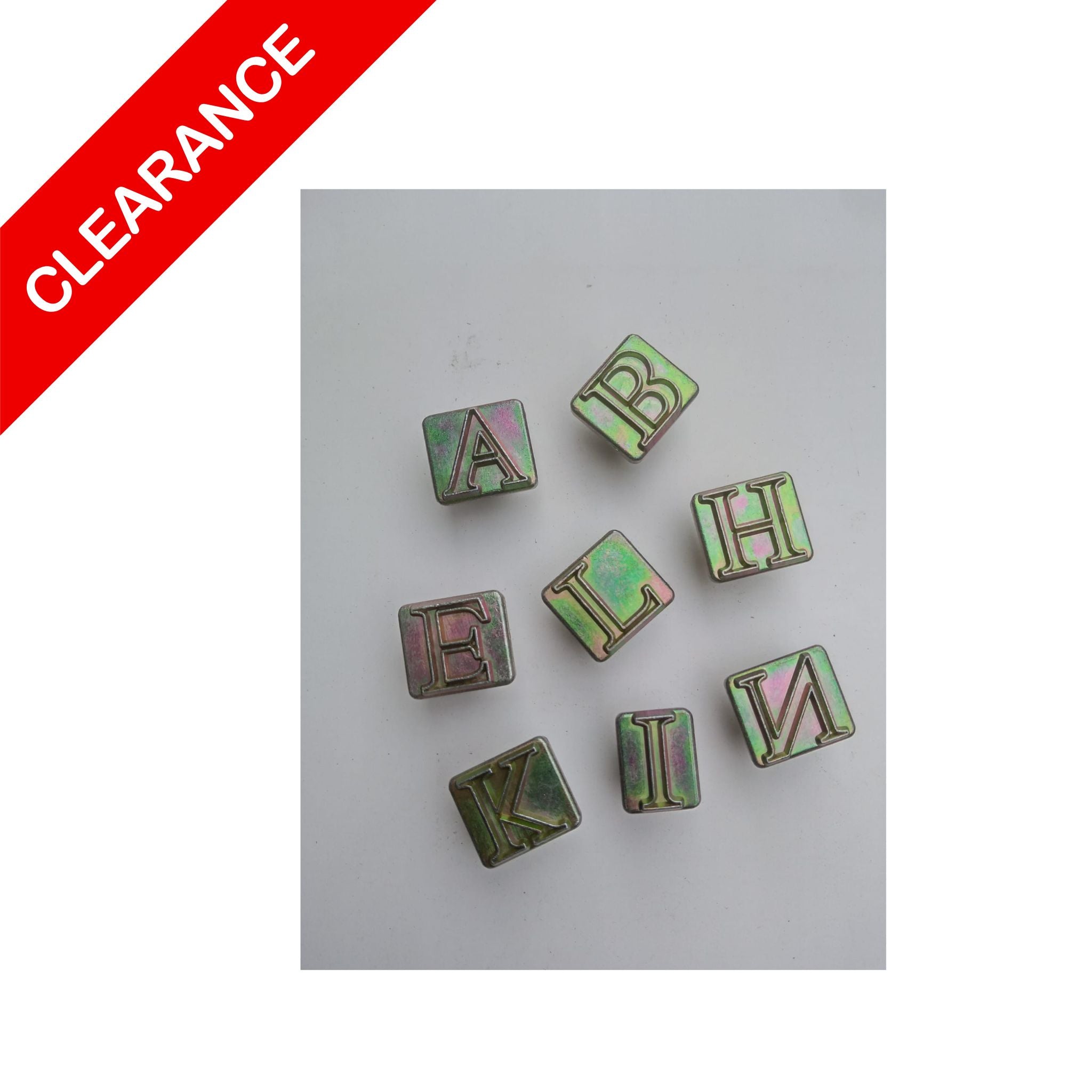Single Letter Leather Stamps