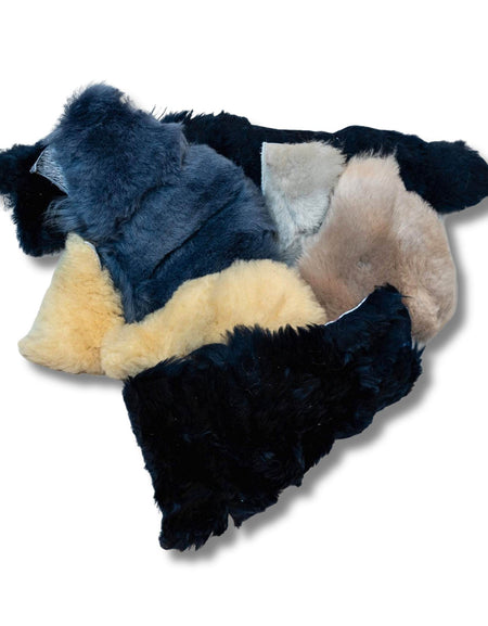 Sheep Wool Pieces - Deep Pile from Identity Leathercraft ideal for dyeing, buffing, padding, repairs
