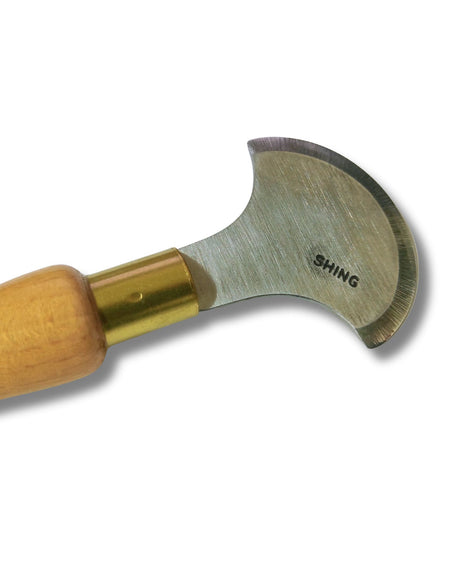 Made in England Shing Half Moon Leather knife for leathercraft