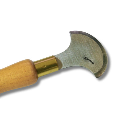 Made in England Shing Half Moon Leather knife for leathercraft