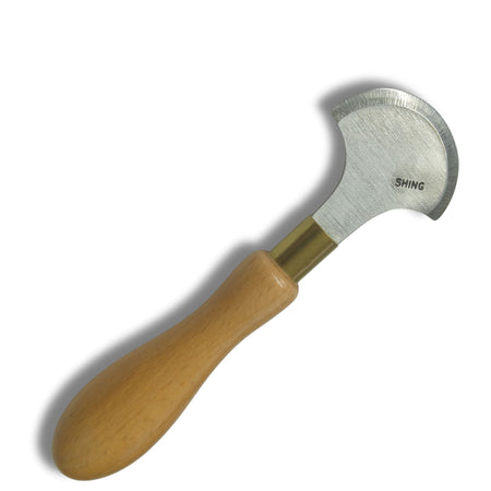 Made in England Shing Half Moon Leather knife for leathercraft