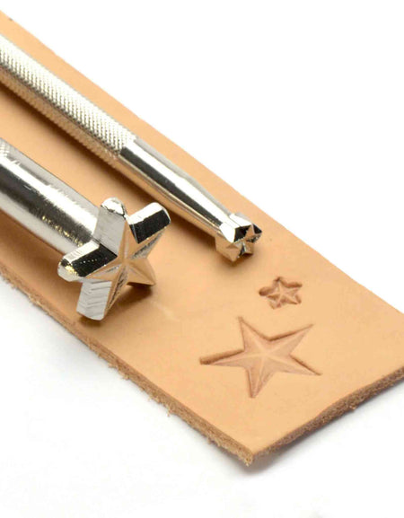 Bevelled Star Embossing Stamp from Identity Leathercraft