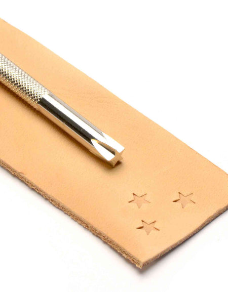 Solid Star Embossing Stamp from Identity Leathercraft