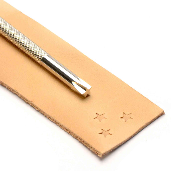 Solid Star Embossing Stamp from Identity Leathercraft
