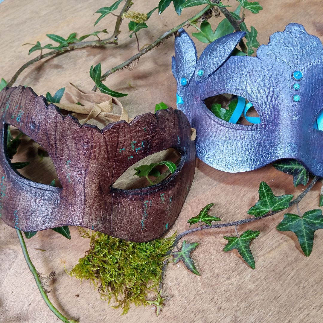 A quick introduction to mask making and the new Heat-Form Leather. Choose from one of 3 designs and shape, colour and paint your own mask, made to fit!