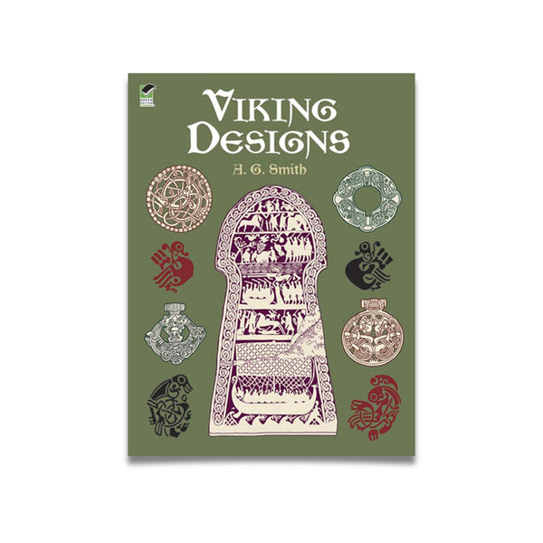 Design illustration book with Viking designs suitable for leathercraft tooling or pyrography or painting