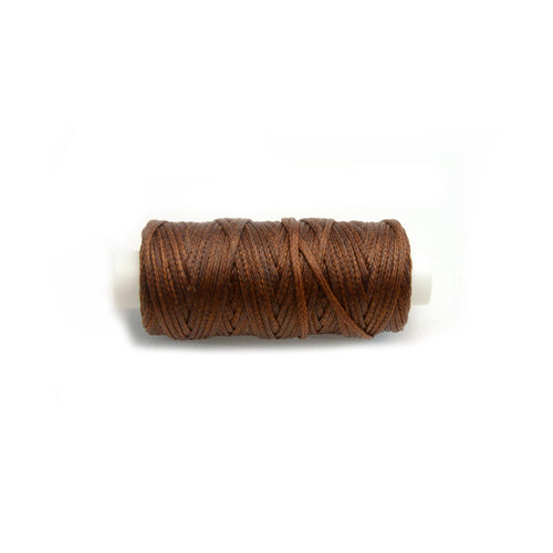 Load image into Gallery viewer, Brown Waxed Braided Cord from Identity Leathercraft
