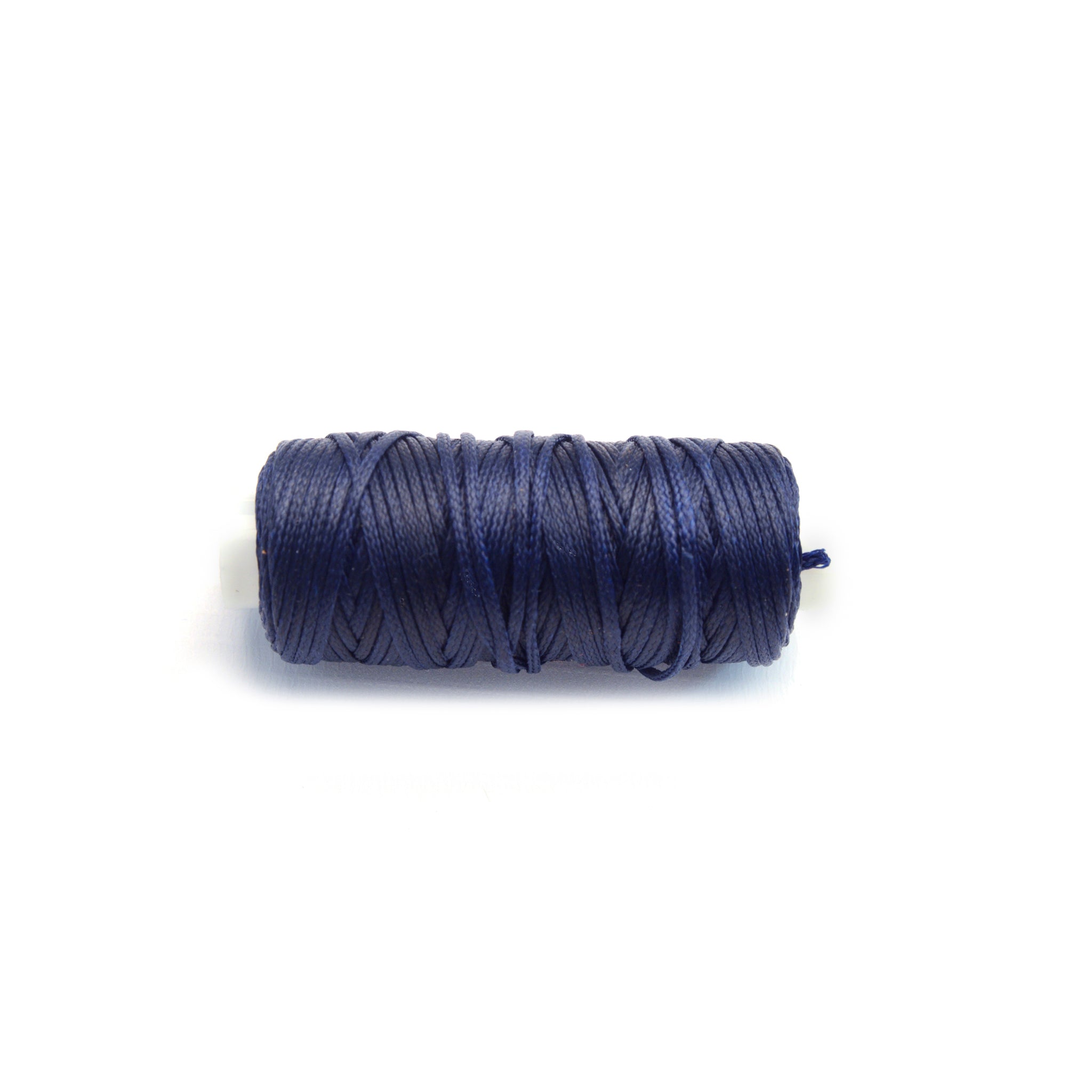 Blue Waxed Braided Cord from Identity Leathercraft