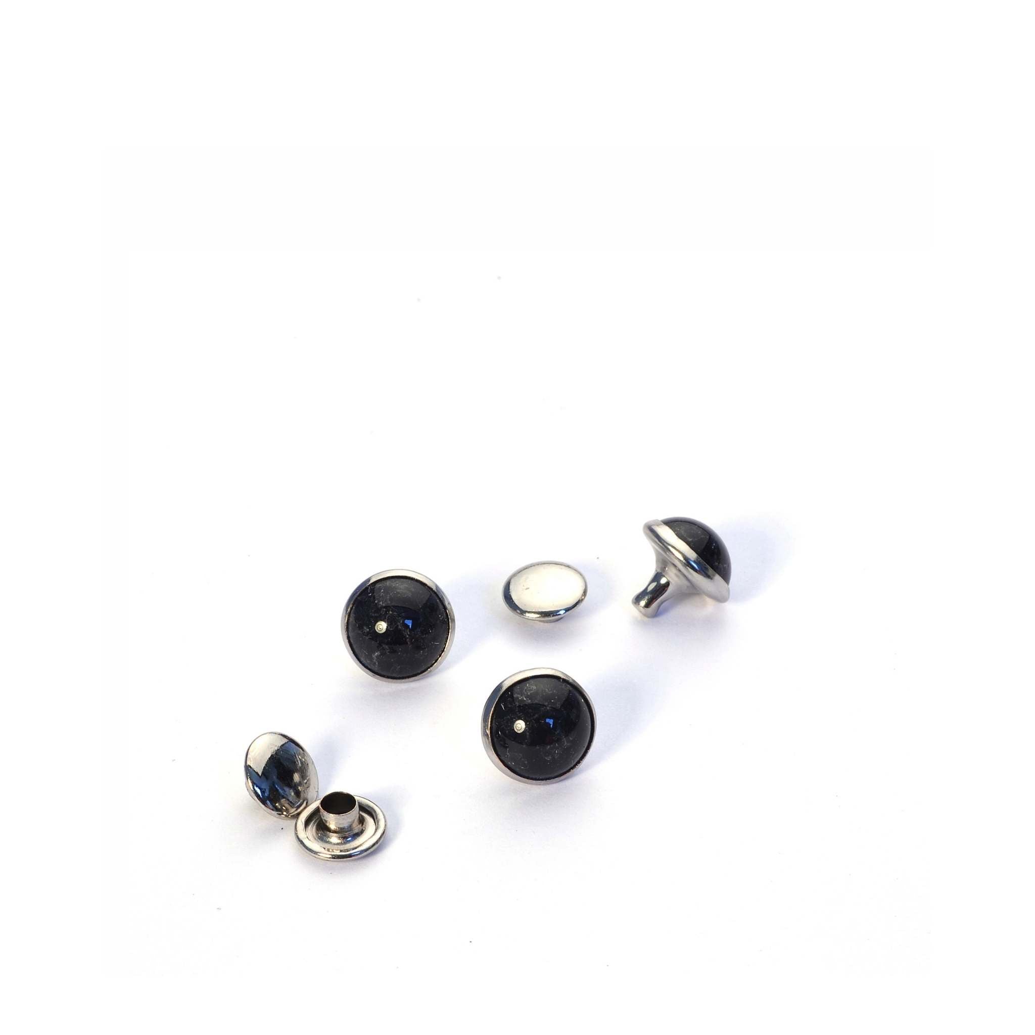 Resin Stone Decorative Round Rivets | identityleathercraft