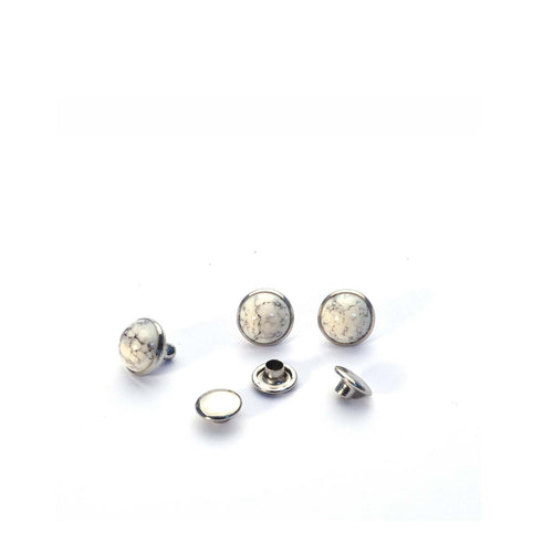 Resin Stone Decorative Round Rivets | identityleathercraft