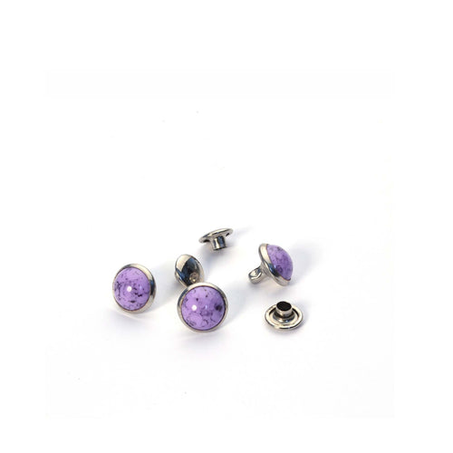 Resin Stone Decorative Round Rivets | identityleathercraft