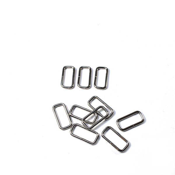 Wire frame metal strap keepers for leathercraft