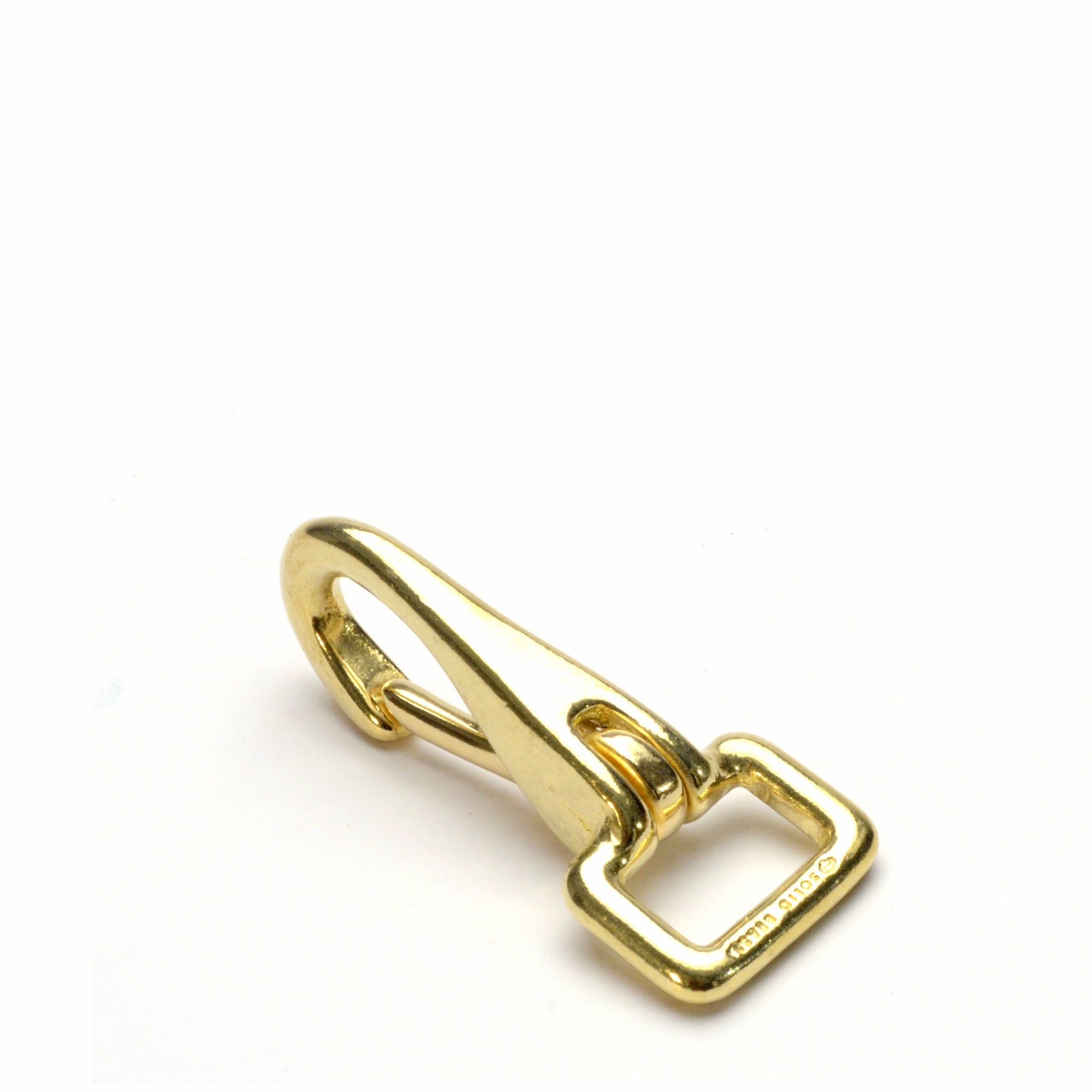19mm Solid Brass Halter Snap from Identity Leathercraft