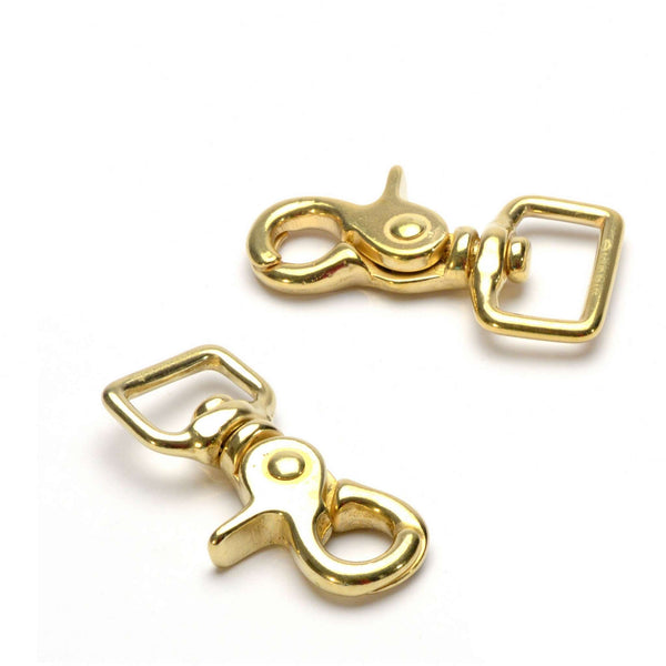 Solid Brass Trigger Snaps from Identity Leathercraft