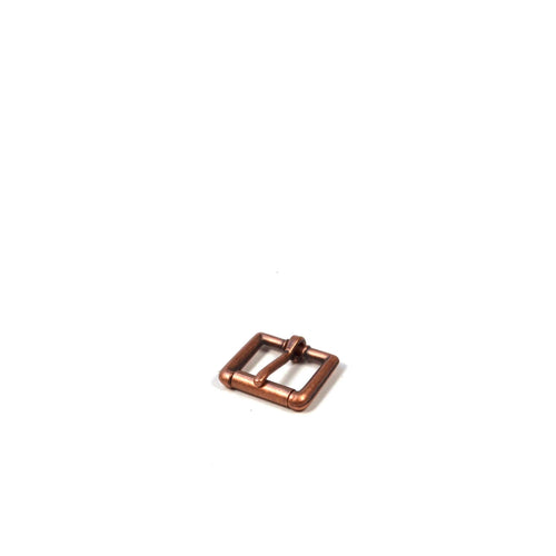 Load image into Gallery viewer, Antique Copper roller heel bar strap buckles for bag making and leathercraft

