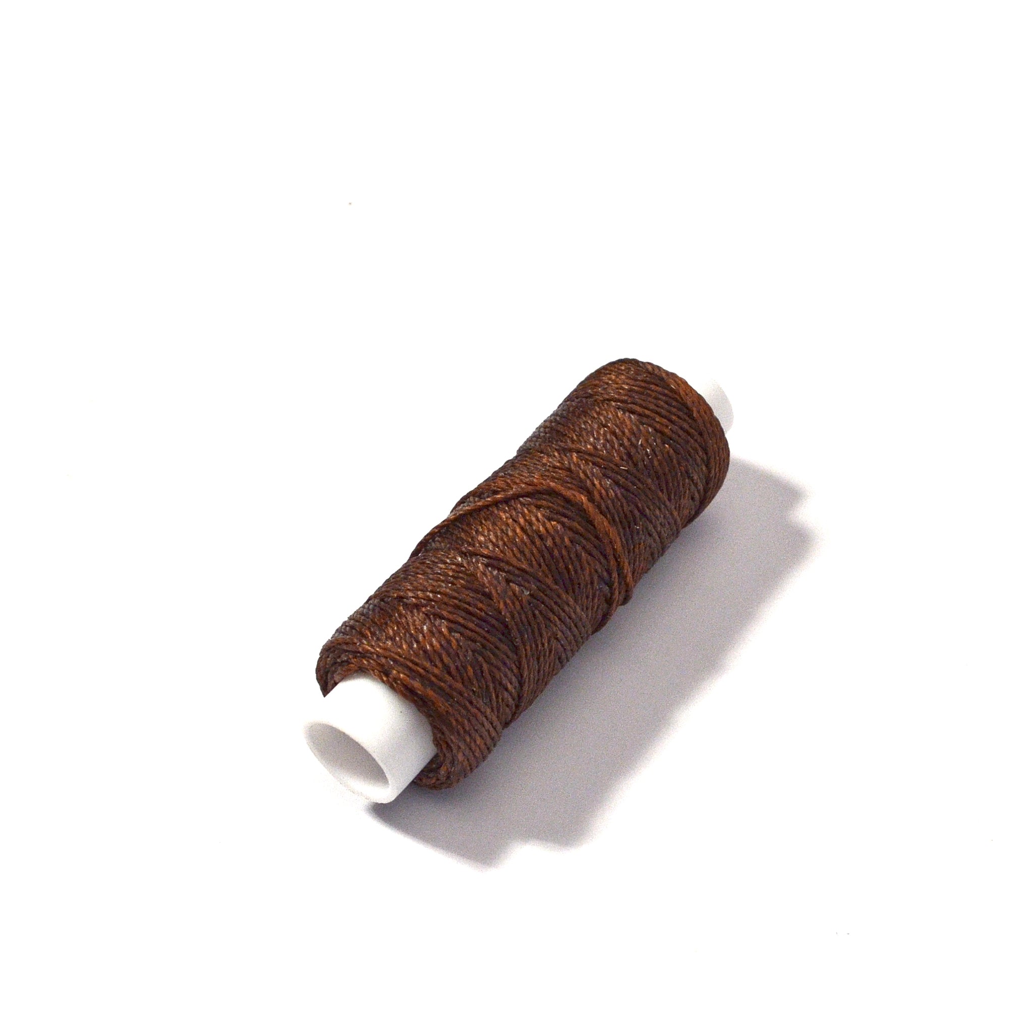 Brown Waxed Nylon Thread from Identity Leathercraft