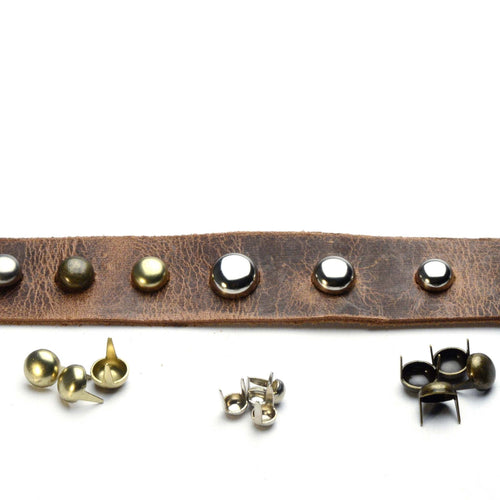 Load image into Gallery viewer, Decorative metal studs (also know as spots) for leathercraft
