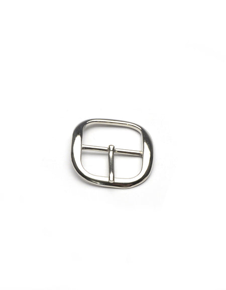 32mm Econo Centre Bar Buckle - Nickel  Finish from Identity Leathercraft