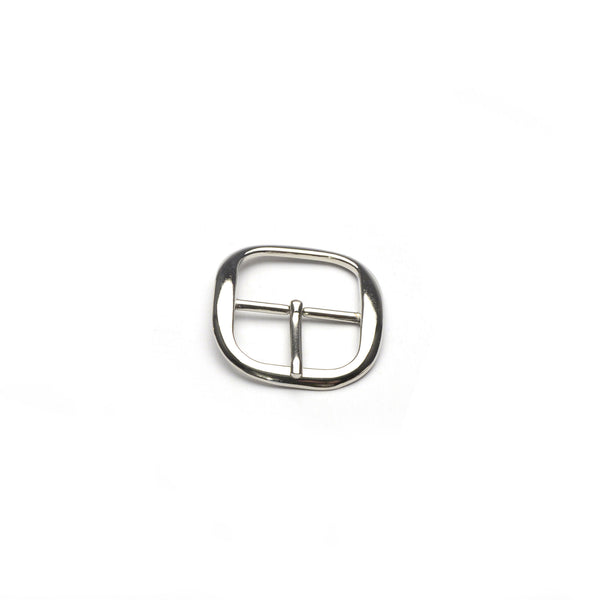 32mm Econo Centre Bar Buckle - Nickel  Finish from Identity Leathercraft