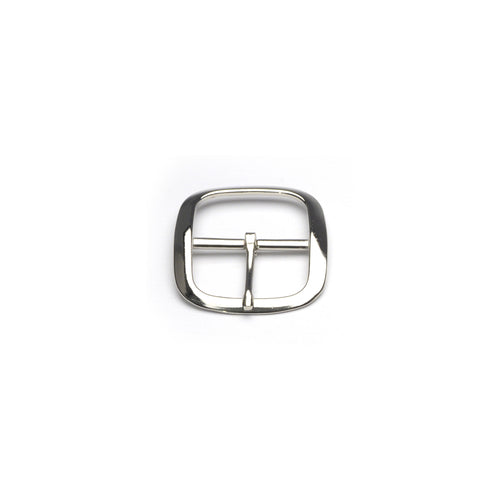 Load image into Gallery viewer, 38mm Econo Centre Bar Buckle - Nickel  Finish from Identity Leathercraft
