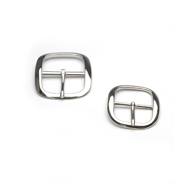 Econo Centre Bar Buckle - Nickel  Finish from Identity Leathercraft