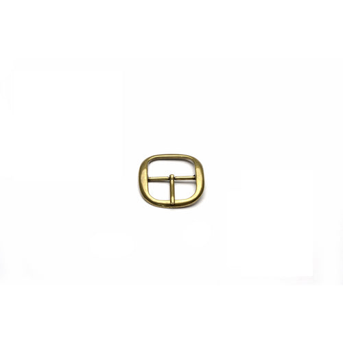 Load image into Gallery viewer, 38mm Econo Centre Bar Buckle - Antique Brass  Finish from Identity Leathercraft
