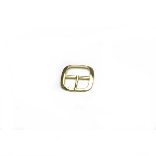 Load image into Gallery viewer, 44mm Econo Centre Bar Buckle - Brass Finish from Identity Leathercraft
